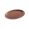 Tabuleiro de Madeira Oval - 200 x 265 mm - Marca HENDI - Fourniresto