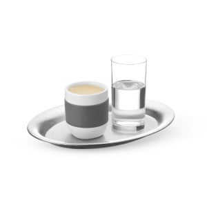 Tabuleiro de Café Oval - 200 x 140 mm - Marca HENDI - Fourniresto