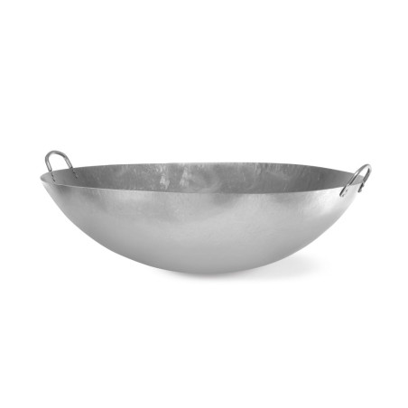 Wok with Double Handles - 700 mm in diameter - Brand HENDI