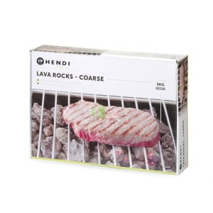 Lava Stones for Professional Gas Barbecue - Large Size - HENDI