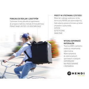 Mochila térmica para transporte de alimentos - Marca HENDI - Fourniresto