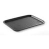 Plateau Rectangulaire Fast-Food Noir - 415 x 305 mm