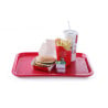 Tabuleiro Retangular Fast-Food Vermelho - 415 x 305 mm