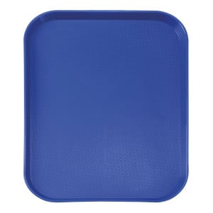 Tabuleiro Retangular Fast Food - Pequeno Modelo 265 x 345 mm - Azul