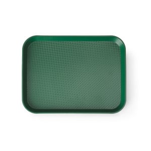 Plateau Rectangulaire Fast Food - Petit Modèle 265 x 345 mm - Vert