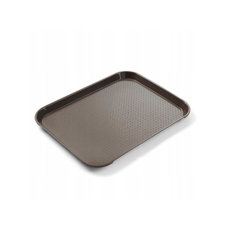 Tabuleiro Retangular Fast Food - Pequeno Modelo 265 x 345 mm - Marrom