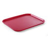 Rectangular Fast Food Tray - Large Size 450 x 350 mm - Red - Red