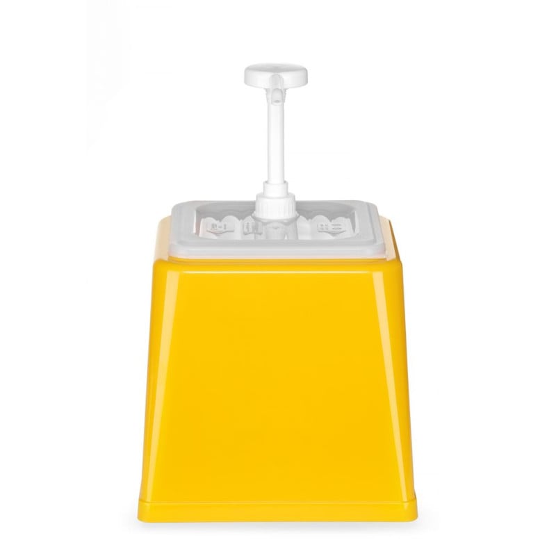 Distribuidor de Molho com Bomba - Amarelo - 2,5 L - Hendi