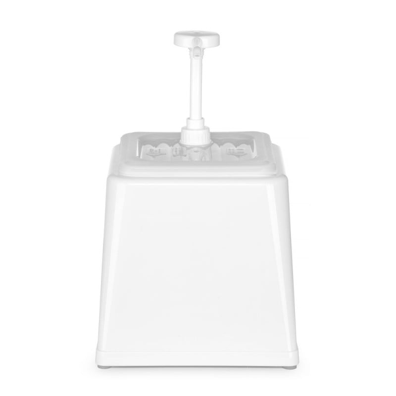 Distribuidor de Molho com Bomba - Branco - 2,5 L - Hendi