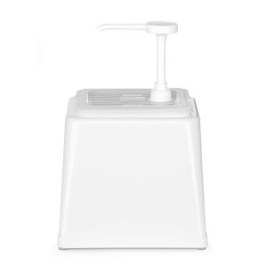 Distribuidor de Molho com Bomba - Branco - 2,5 L - Hendi