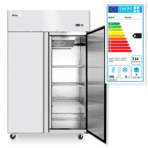 Armário Refrigerado Positivo Inox 2 Portas 1240L HENDI - Equipamento profissional de qualidade