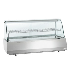 Vitrine réfrigérée GN 3/1 professionnelle avec verre bombé