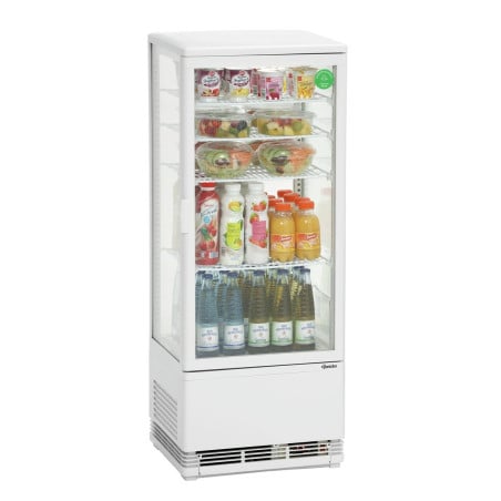 Mini professional refrigerated display case 98 liters