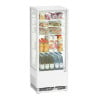 Mini vitrine refrigerada profissional de 98 litros