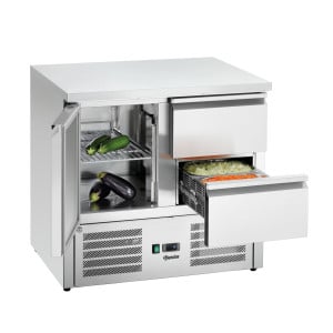 Mesa refrigerada com 2 gavetas e 1 porta profissional