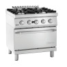 Fourneau 4 Bocas com Forno a Gás GN 2/1 Série 700