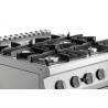 Fourneau 4 Bocas com Forno a Gás GN 2/1 Série 700