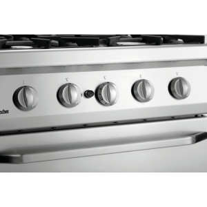 Fourneau 4 Bocas com Forno a Gás GN 2/1 Série 700