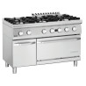 Fourneau 6 Bocas com Forno a Gás GN 2/1 e Armário Série 700