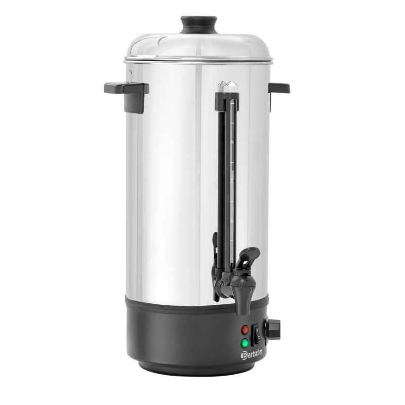 Distribuidor de água quente 10L - Distribuidor isotérmico / Samovar / Panela de vinho quente profissional