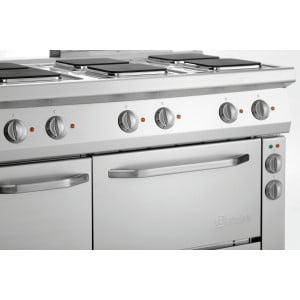 Forno 6 Placas Quadradas com Forno Elétrico GN1/1 e Armário Série 700