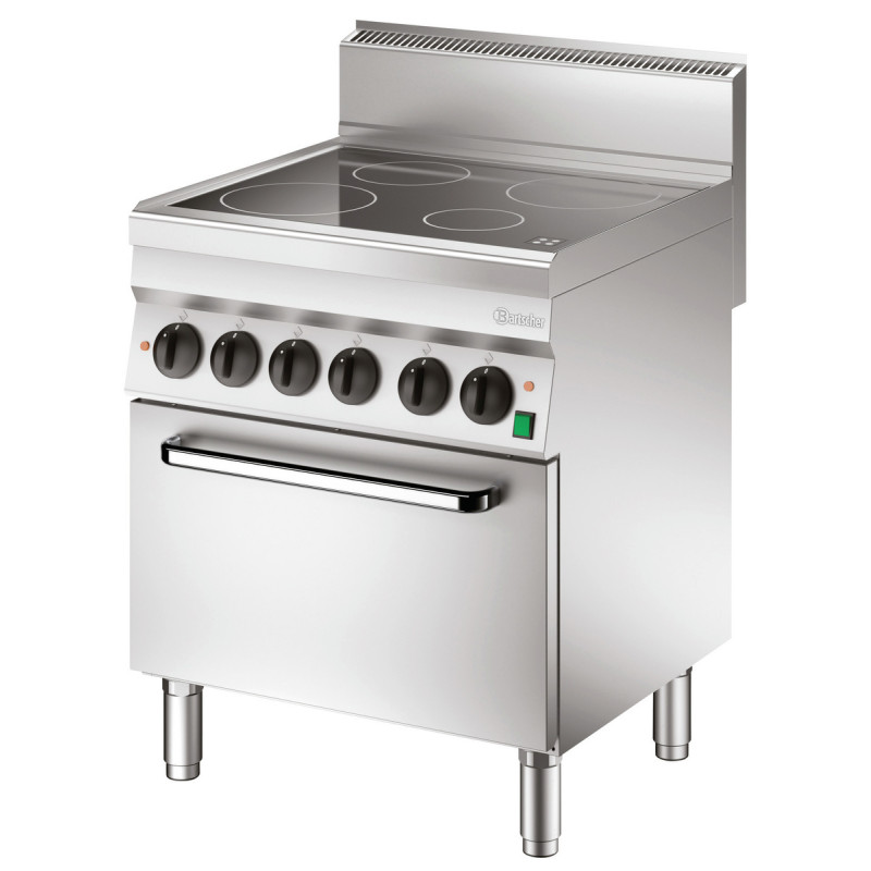 Forno 4 Zonas Radiantes com Forno Elétrico GN1/1 Série 650