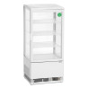 Mini Vitrine Refrigerada Profissional Bartscher - 78 L Branca