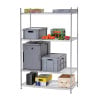 Chrome-plated steel Economat shelving by Bartscher