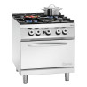Fourneau a 4 queimadores série 900 - Forno a Gás GN 2/1 da marca Bartscher