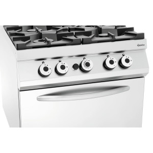 Fourneau a 4 queimadores série 900 - Forno a Gás GN 2/1 da marca Bartscher
