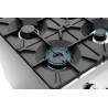 Fourneau com 6 queimadores série 900 - Forno a Gás GN 2/1 e armário da marca Bartscher