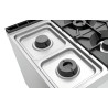 Fourneau com 6 queimadores série 900 - Forno a Gás GN 2/1 e armário da marca Bartscher
