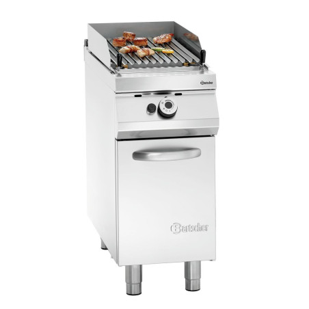 Grill a pedras de lava a gás - Largura 400 da marca Bartscher