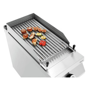 Grill a pedras de lava a gás - Largura 400 da marca Bartscher