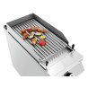 Grill a pedras de lava a gás - Largura 400 da marca Bartscher
