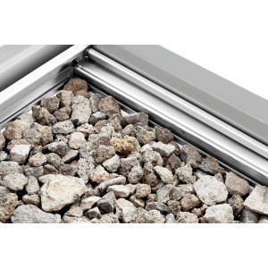 Grill a pedras de lava a gás - Largura 400 da marca Bartscher