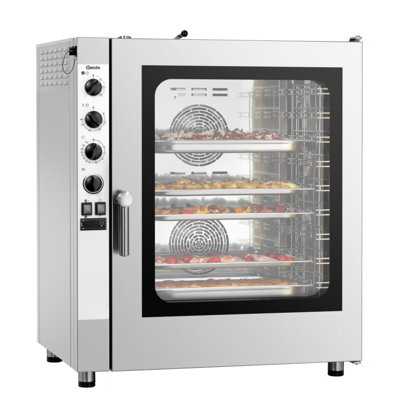 Four Mixte à Vapeur M10110 - Bartscher

Steam Combination Oven M10110 - Bartscher