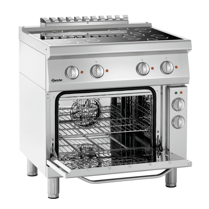 Fogão 4 Bocas Elétrico 700 - Com Forno Elétrico - Bartscher