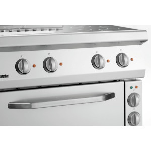 Four-burner Electric Stove 700 - With Electric Oven - Bartscher