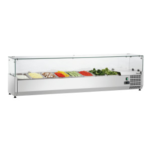 Countertop Salad Bar - 8 x GN 1/4