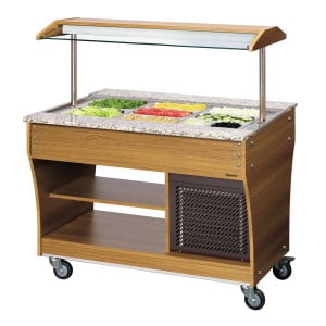 Buffet/Bar de Saladas Refrigerado - 3 x GN 1/1