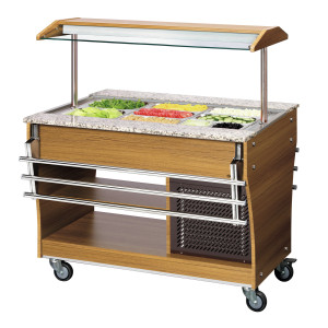 Buffet/Bar de Saladas Refrigerado - 3 x GN 1/1