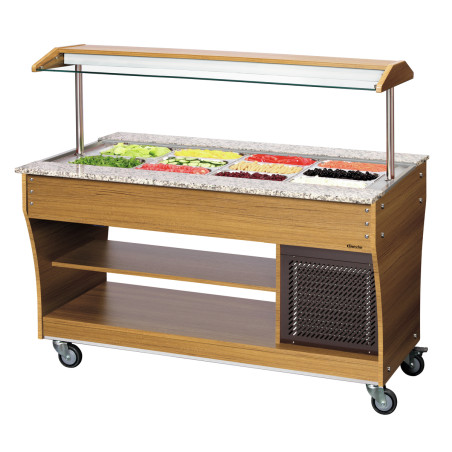 Buffet/Bar de Saladas Refrigerado - 4 x GN 1/1