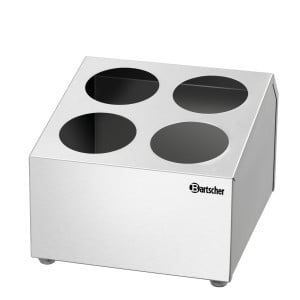 Bac à Couverts para 4 Recipientes de Talheres - Bartscher