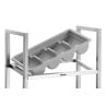 Cutlery Trolley in Stainless Steel - Bartscher