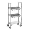 Cutlery Trolley in Stainless Steel - Bartscher