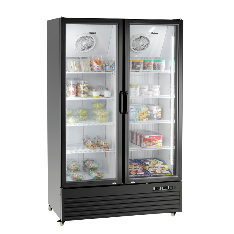 Armário Refrigerado Positivo e Negativo - 2 Portas de Vidro - 820 L - Bartscher