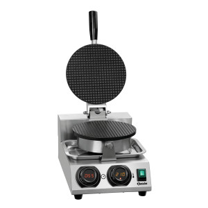 Máquina de Waffles Cone em Aço Inoxidável - 1000 W - Bartscher