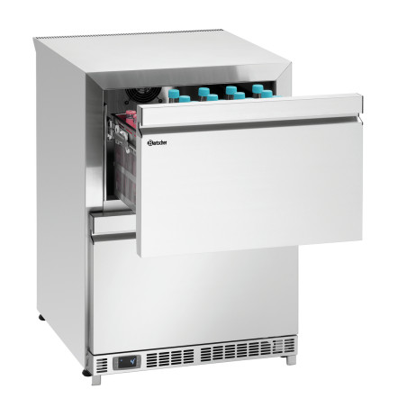 Mesa Refrigerada 2 Portas 2 Gavetas - L 600 x P 600 mm - Bartscher