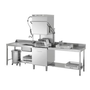 Lave-vaisselle à capot DS 500 SR Bartscher robuste en inox - Performances professionnelles